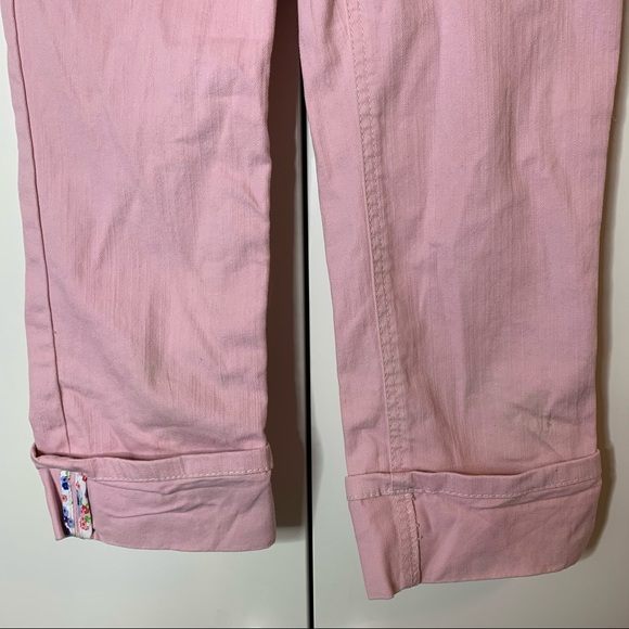 Mini Boden Denim Cuffed Crop Jeans - Picture 4 of 14